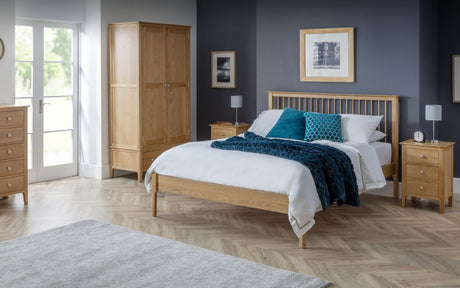 Cotswold Solid Oak Shaker Bedstead - Elegant Low Foot End