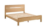 Curve Solid Oak Shaker Bedstead - Elegant Low Footend