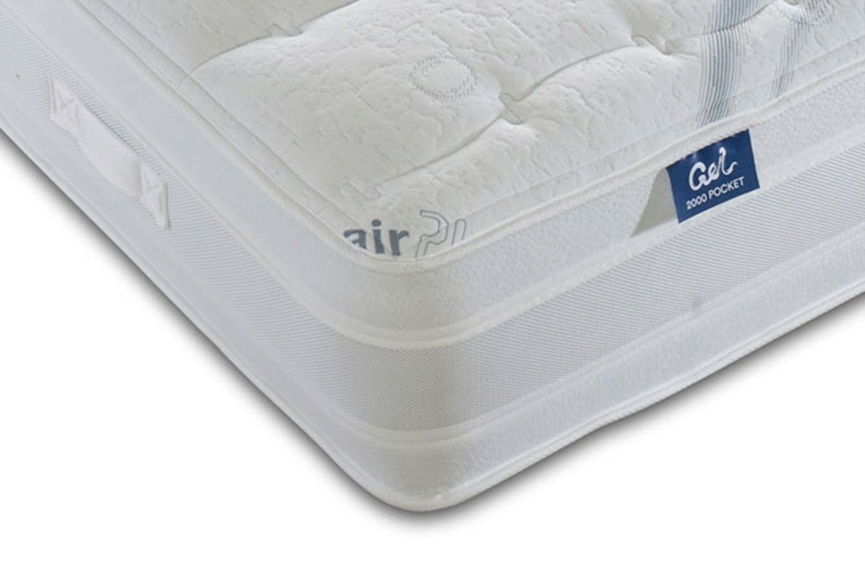 Dura Beds Air Plus Gel 2000 - Pocket Sprung Mattress