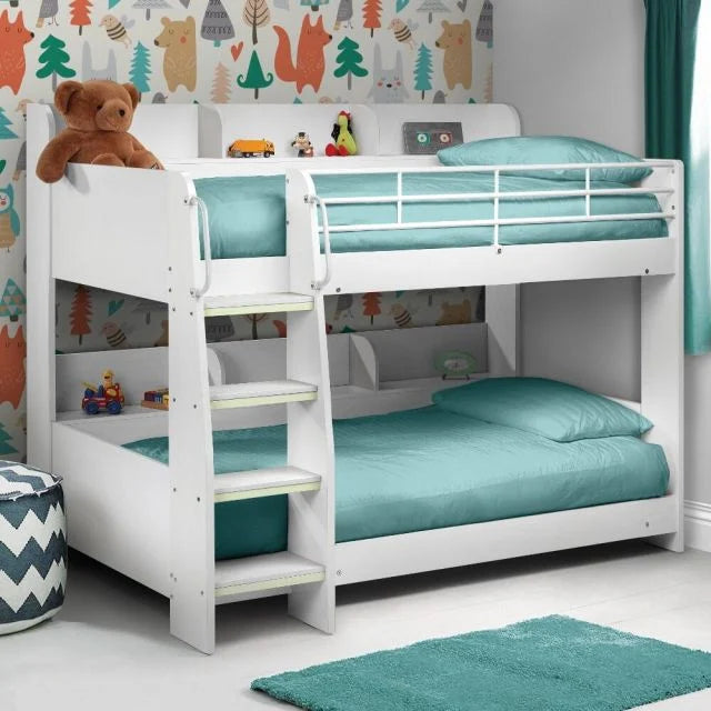 Domino Metal Kids Bunk Bed with Storage - Fun & Functional