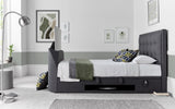 Falstone Fabric TV Ottoman Bed - Modern Luxury