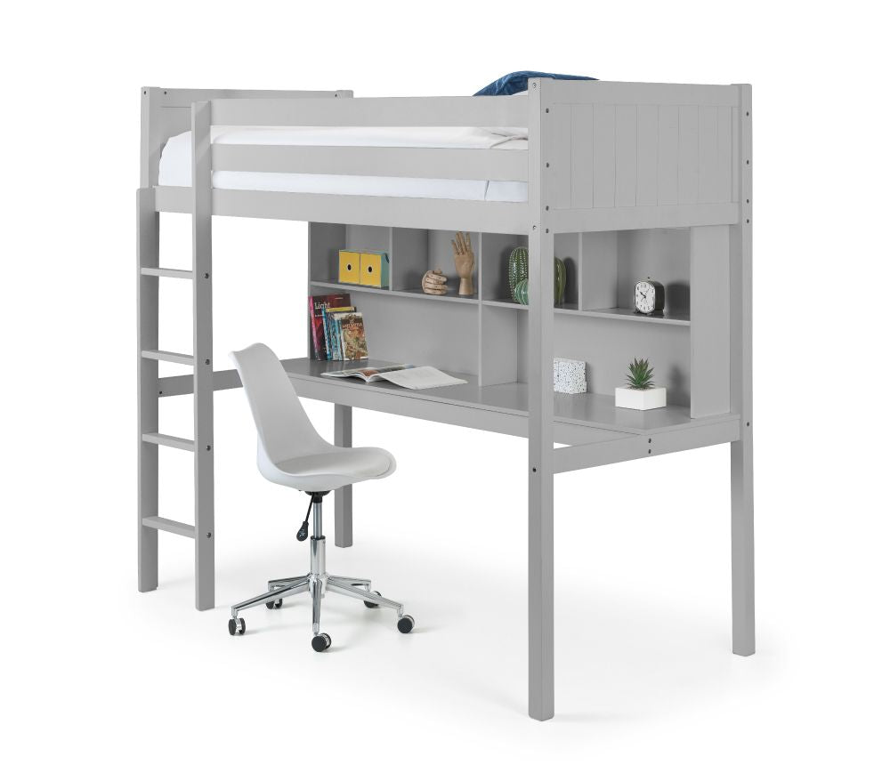 Titan High Sleeper Bunk (Dove Grey)