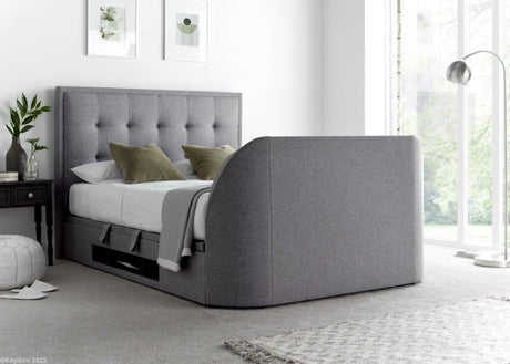 Falstone Fabric TV Ottoman Bed - Modern Luxury