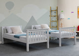 Casper White Bunk Bed Frame - Stylish & Space